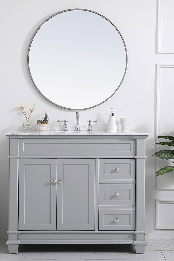 Elegant Bathroom Vanity - Gray (VF50042GR)