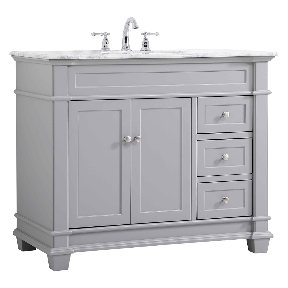 Elegant Bathroom Vanity - Gray (VF50042GR)