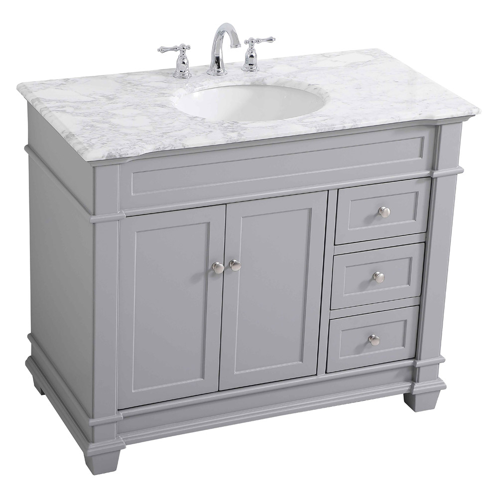 Elegant Bathroom Vanity - Gray (VF50042GR)