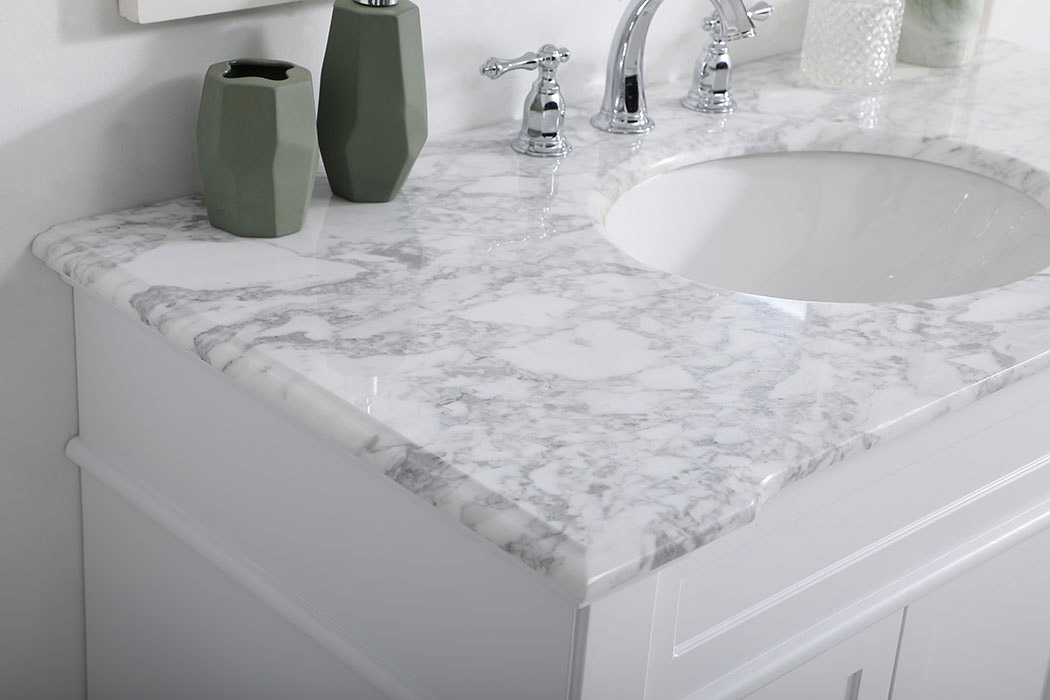 Elegant Bathroom Vanity - White (VF50042WH)