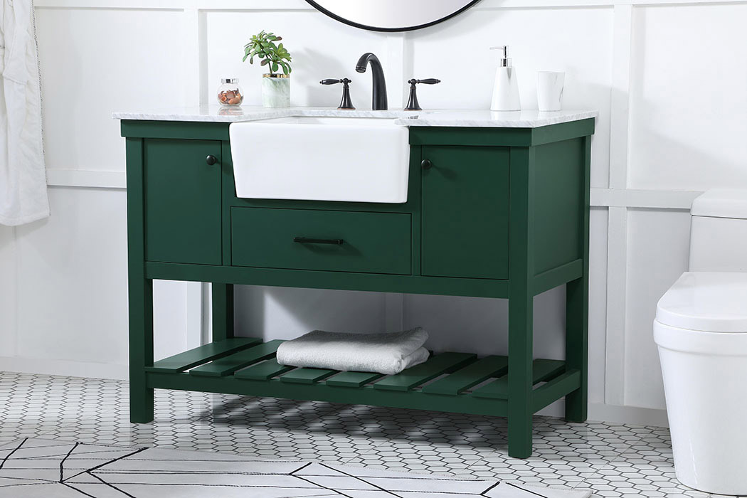 Elegant Bathroom Vanity - Green (VF60148GN)