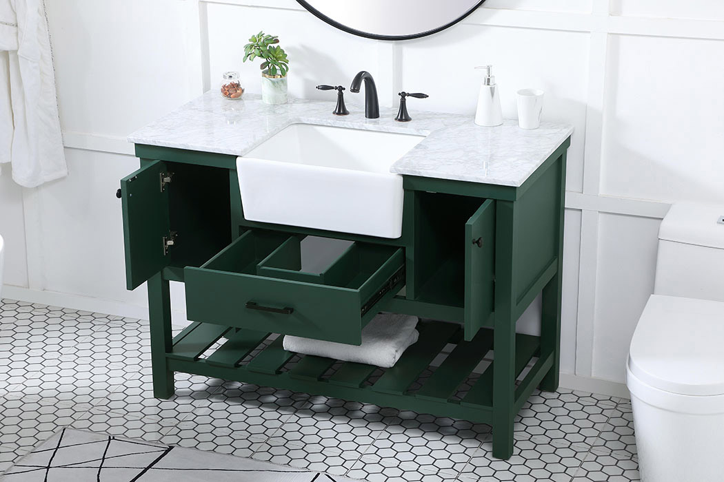 Elegant Bathroom Vanity - Green (VF60148GN)