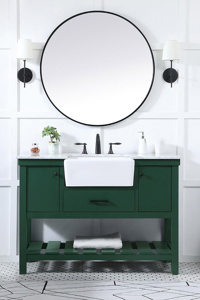 Elegant Bathroom Vanity - Green (VF60148GN)