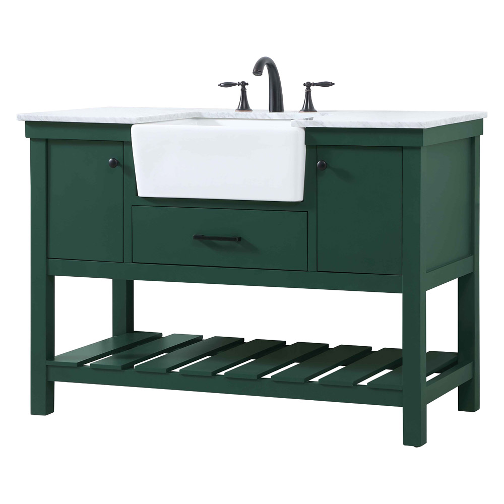 Elegant Bathroom Vanity - Green (VF60148GN)