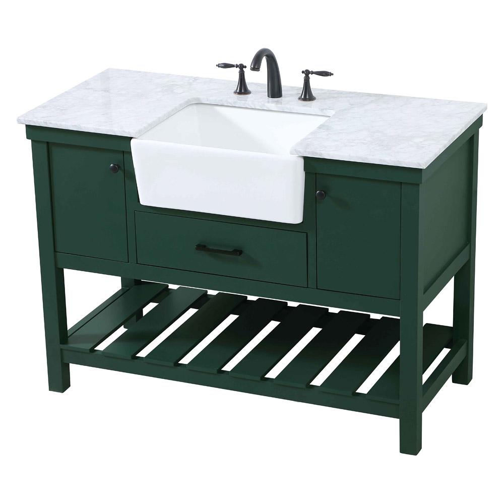 Elegant Bathroom Vanity - Green (VF60148GN)