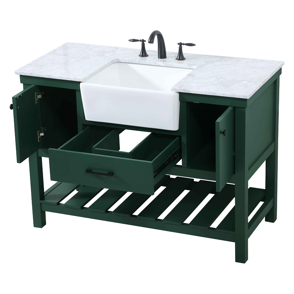 Elegant Bathroom Vanity - Green (VF60148GN)