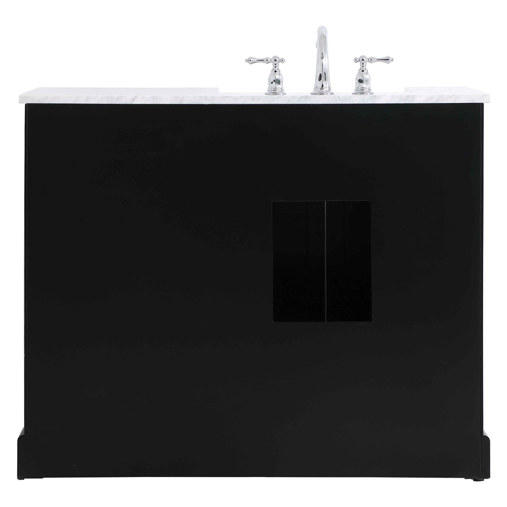 Elegant Bathroom Vanity - Black (VF60242BK)