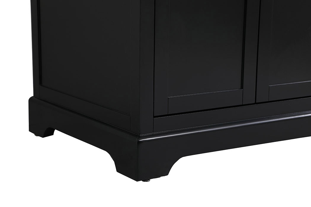 Elegant Bathroom Vanity - Black (VF60242BK-BS)