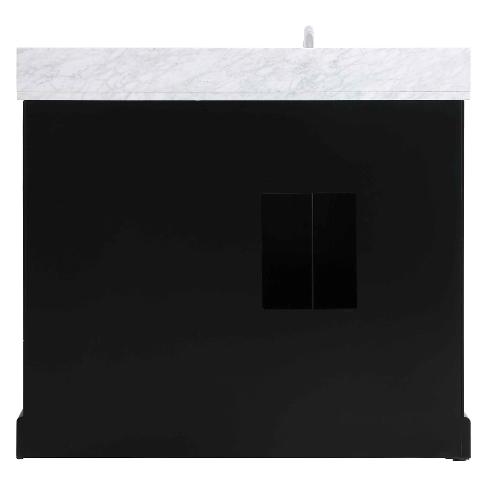 Elegant Bathroom Vanity - Black (VF60242BK-BS)