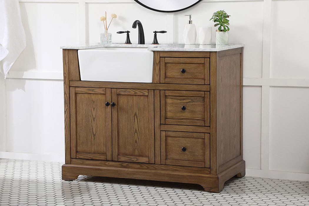 Elegant Bathroom Vanity - Driftwood (VF60242DW)