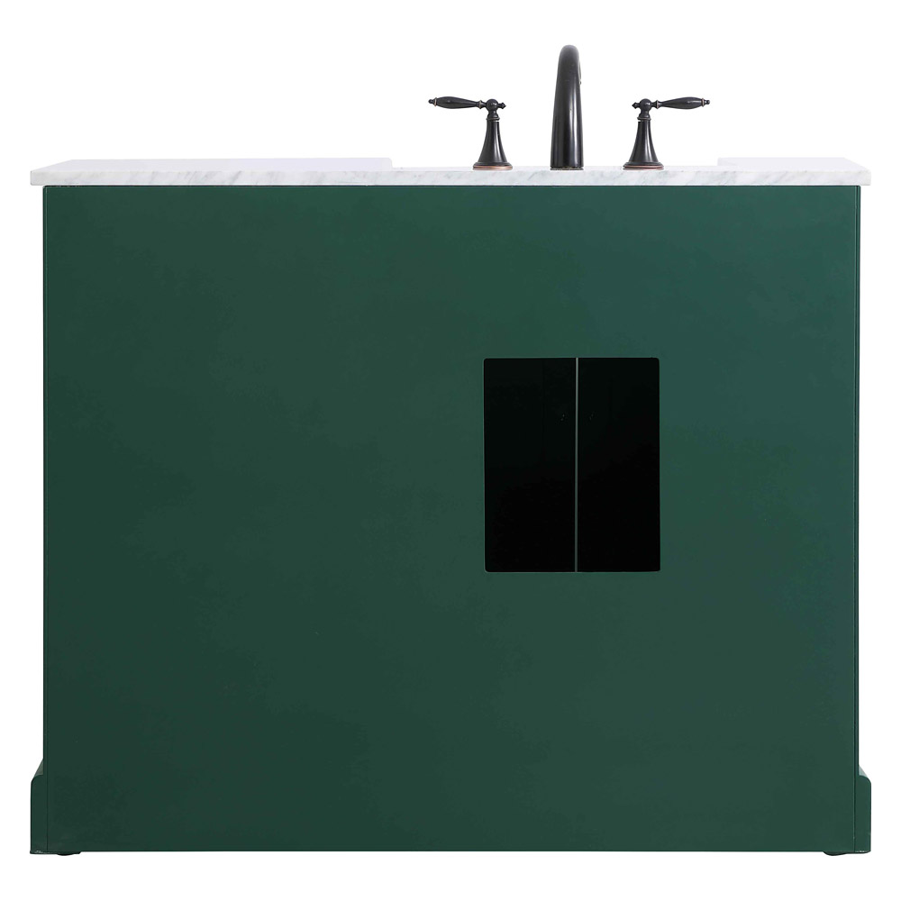 Elegant Bathroom Vanity - Green (VF60242GN)