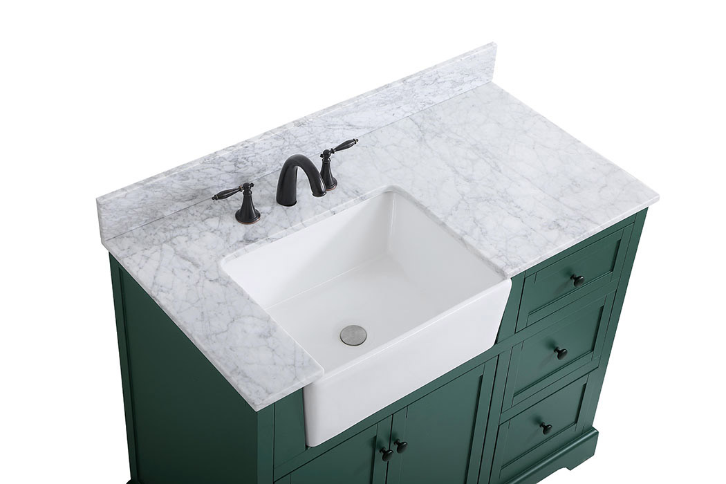 Elegant Bathroom Vanity - Green (VF60242GN-BS)