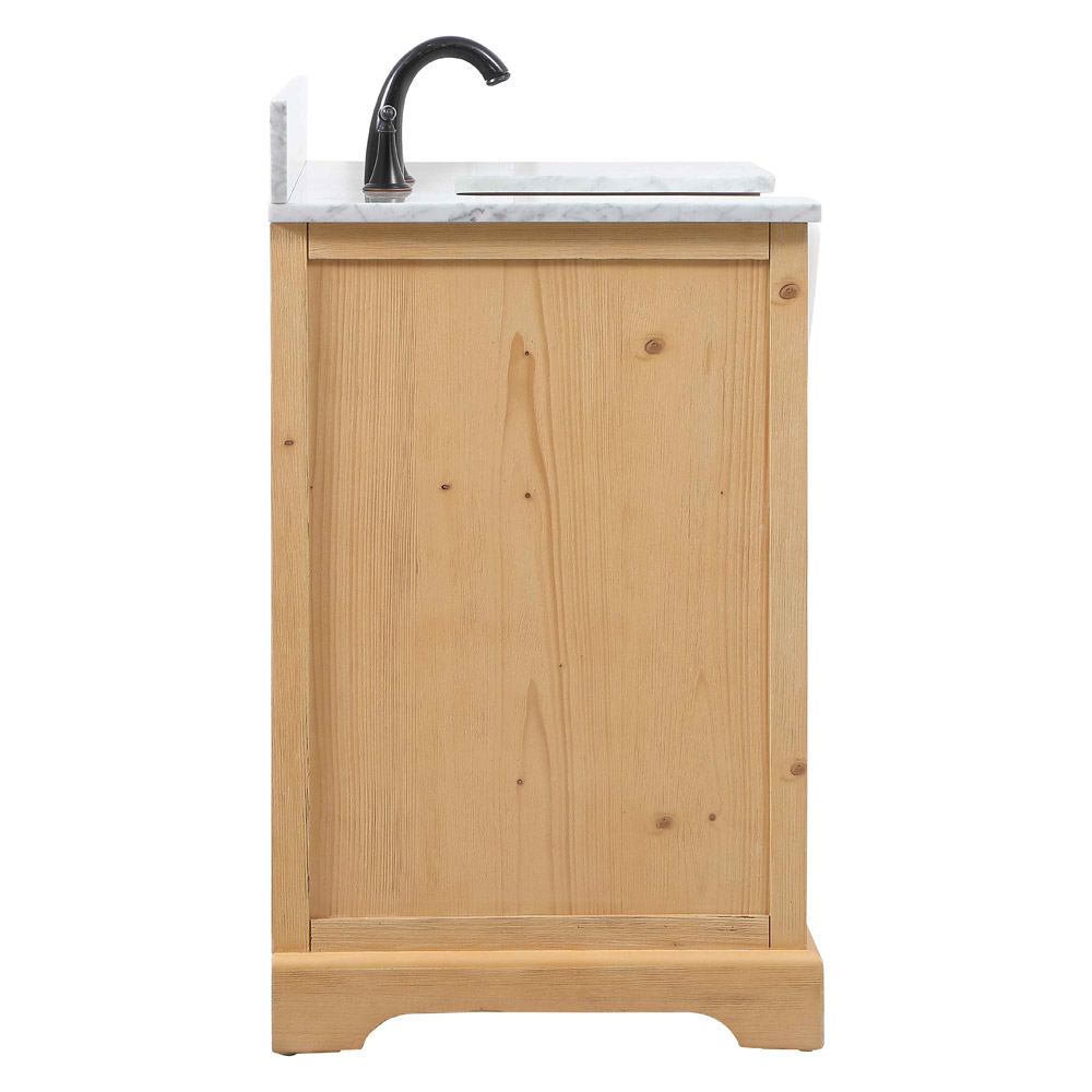 Elegant Bathroom Vanity - Natural Wood (VF60242NW-BS)