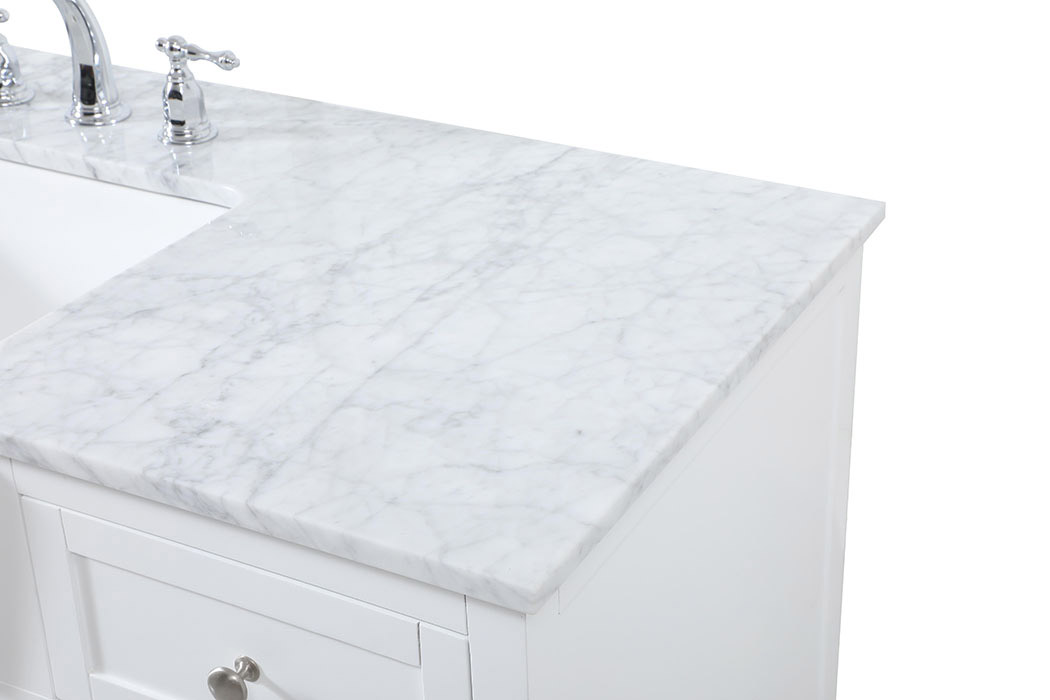 Elegant Bathroom Vanity - White (VF60242WH)