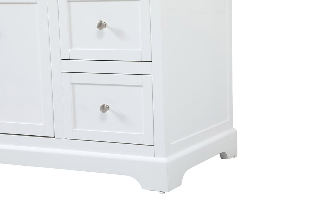 Elegant Bathroom Vanity - White (VF60242WH-BS)