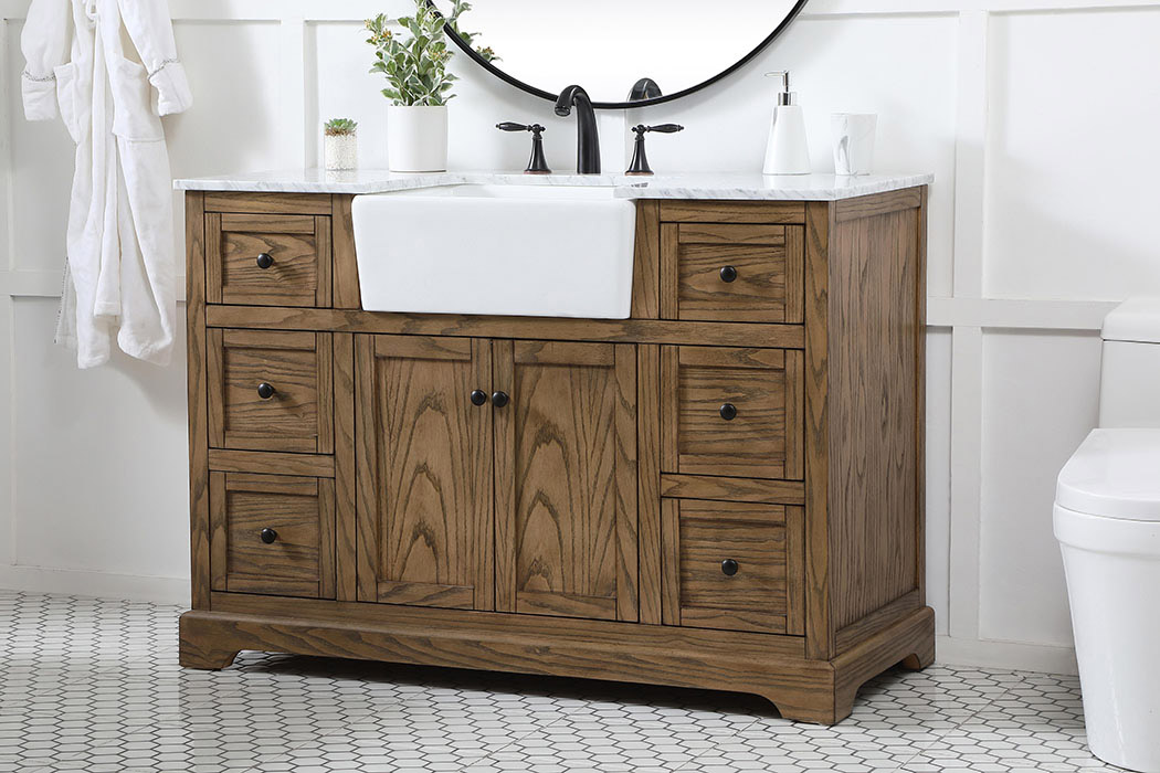 Elegant Bathroom Vanity - Driftwood (VF60248DW)