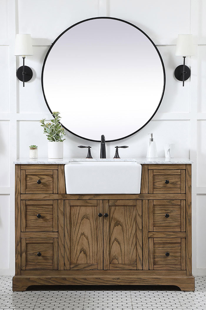 Elegant Bathroom Vanity - Driftwood (VF60248DW)