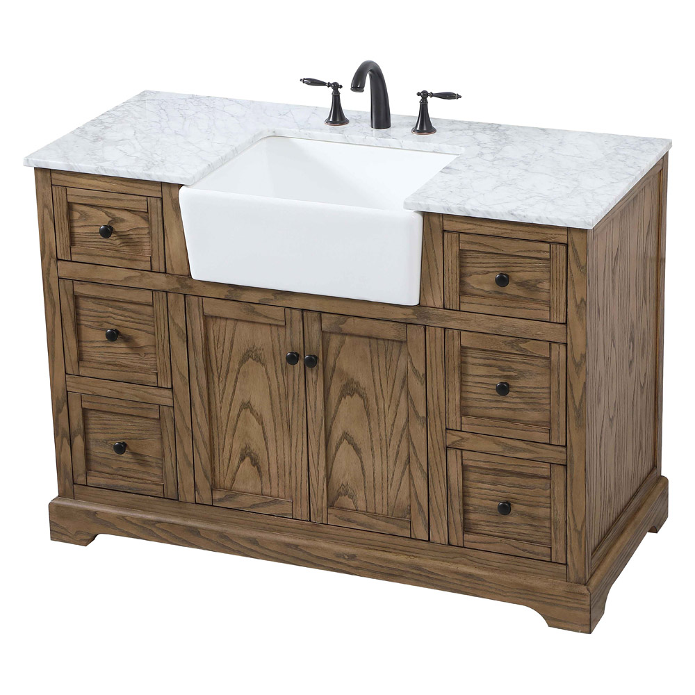 Elegant Bathroom Vanity - Driftwood (VF60248DW)