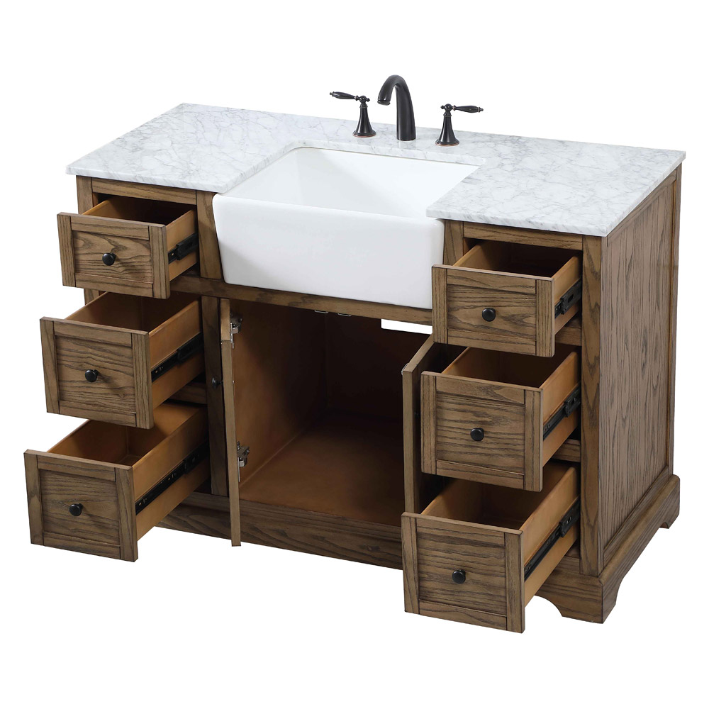 Elegant Bathroom Vanity - Driftwood (VF60248DW)