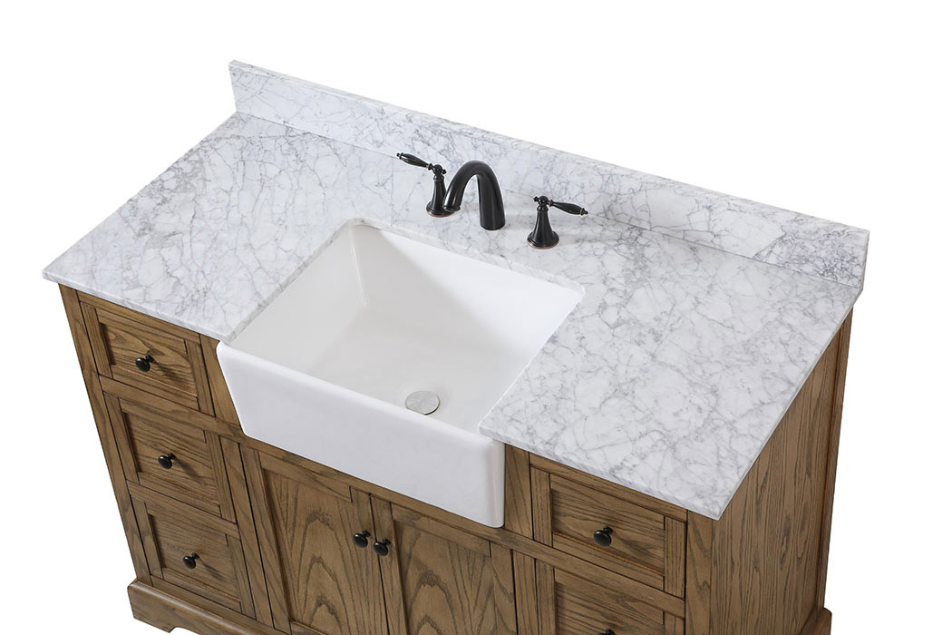 Elegant Bathroom Vanity - Driftwood (VF60248DW-BS)