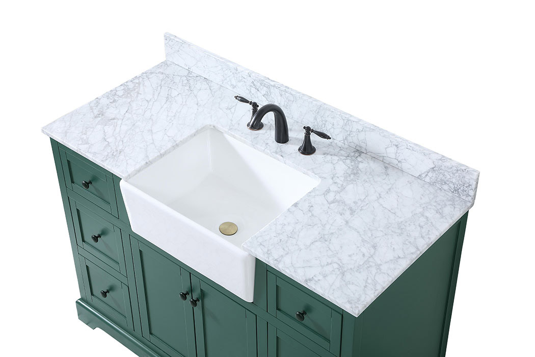 Elegant Bathroom Vanity - Green (VF60248GN-BS)