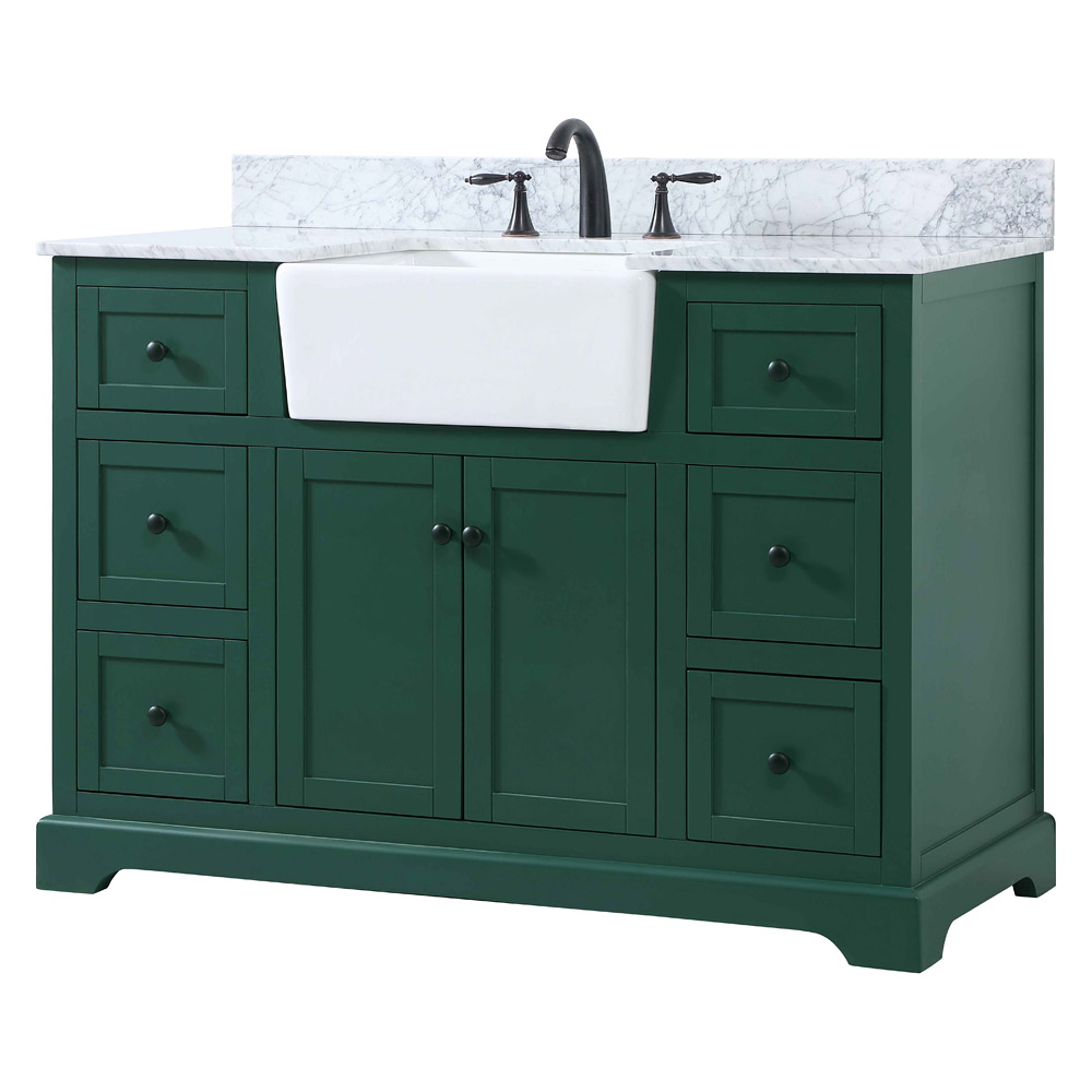 Elegant Bathroom Vanity - Green (VF60248GN-BS)