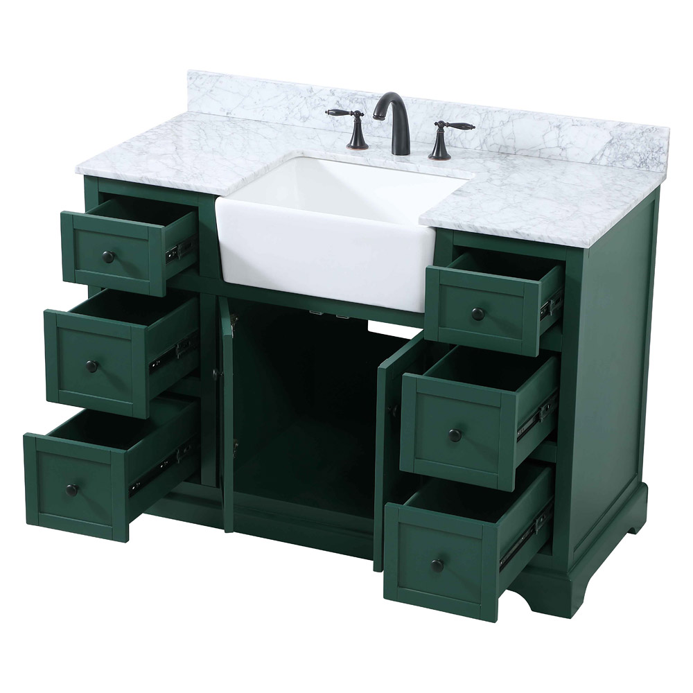 Elegant Bathroom Vanity - Green (VF60248GN-BS)