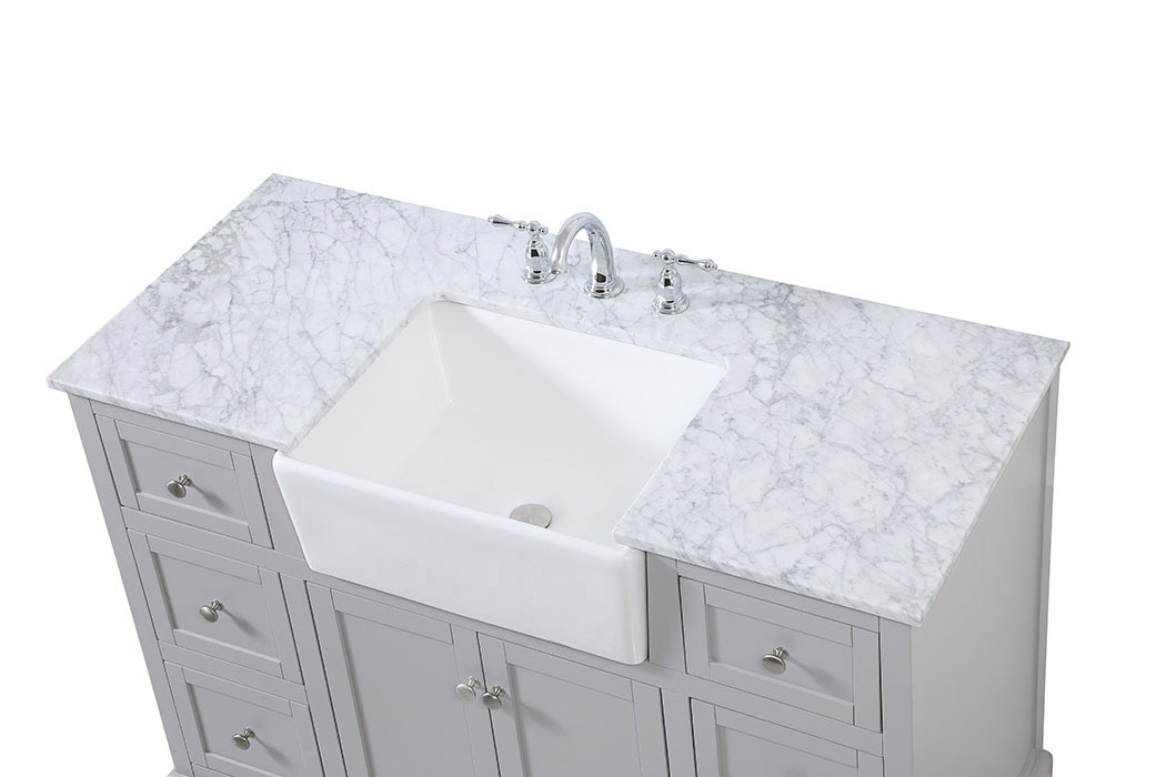 Elegant Bathroom Vanity - Gray (VF60248GR)