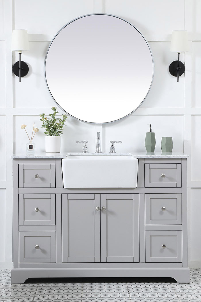 Elegant Bathroom Vanity - Gray (VF60248GR)