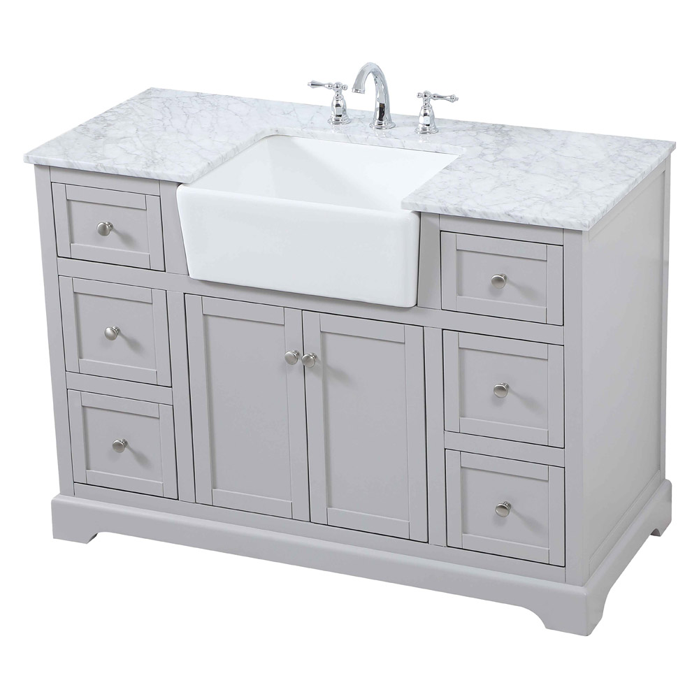 Elegant Bathroom Vanity - Gray (VF60248GR)