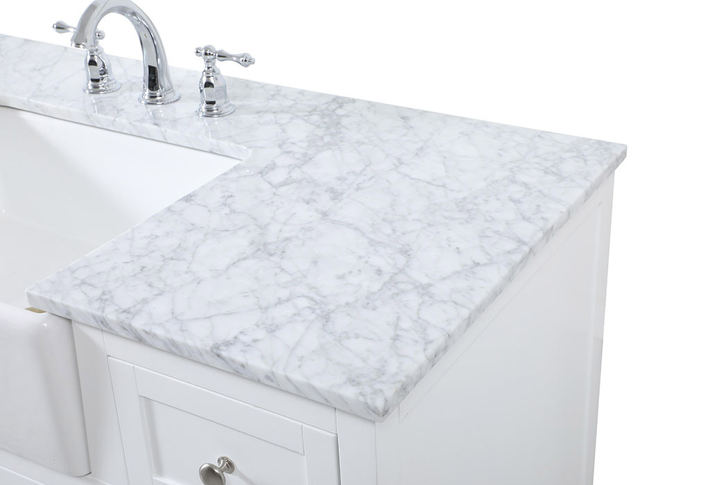 Elegant Bathroom Vanity - White (VF60248WH)