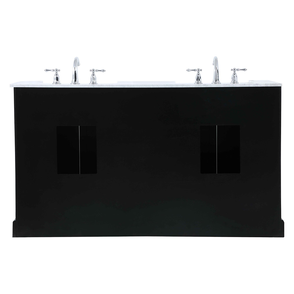 Elegant Bathroom Vanity - Black (VF60260DBK)