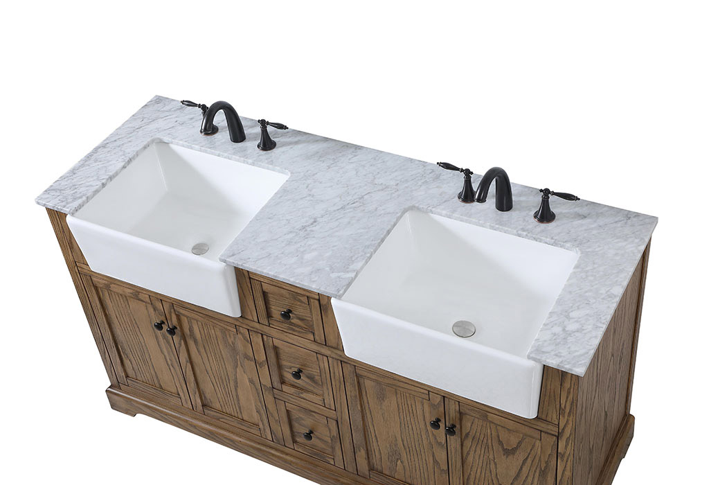 Elegant Bathroom Vanity - Driftwood (VF60260DDW)