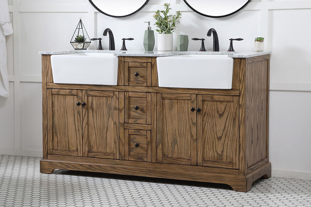 Elegant Bathroom Vanity - Driftwood (VF60260DDW)