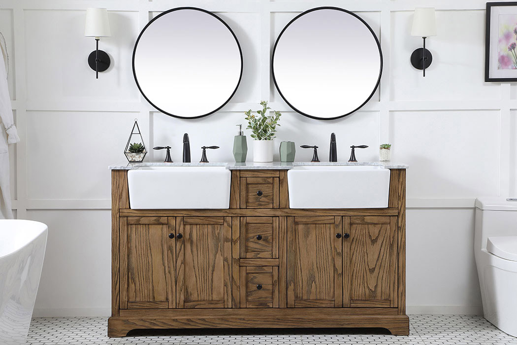 Elegant Bathroom Vanity - Driftwood (VF60260DDW)