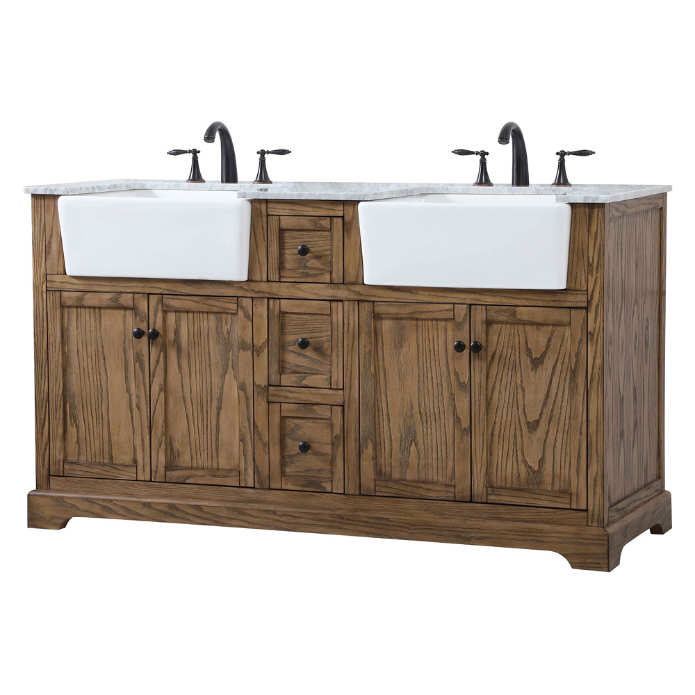 Elegant Bathroom Vanity - Driftwood (VF60260DDW)