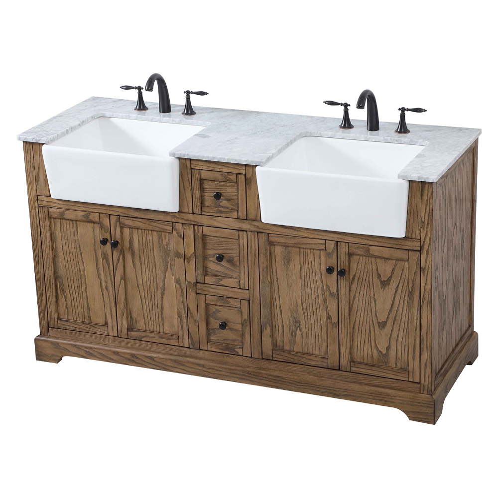 Elegant Bathroom Vanity - Driftwood (VF60260DDW)