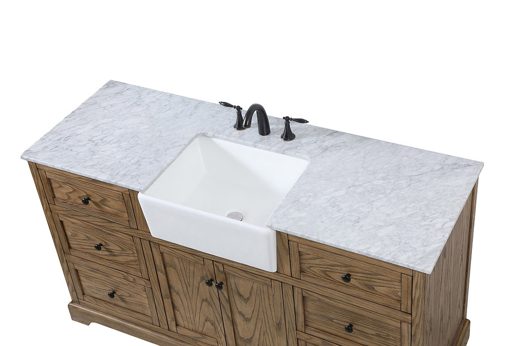 Elegant Bathroom Vanity - Driftwood (VF60260DW)