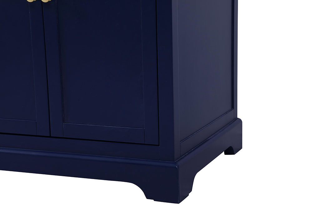 Elegant Bathroom Vanity - Blue (VF60272DBL)