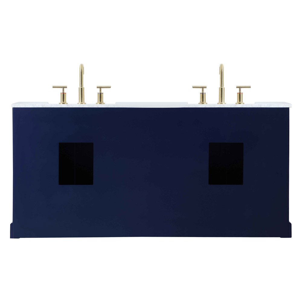 Elegant Bathroom Vanity - Blue (VF60272DBL)