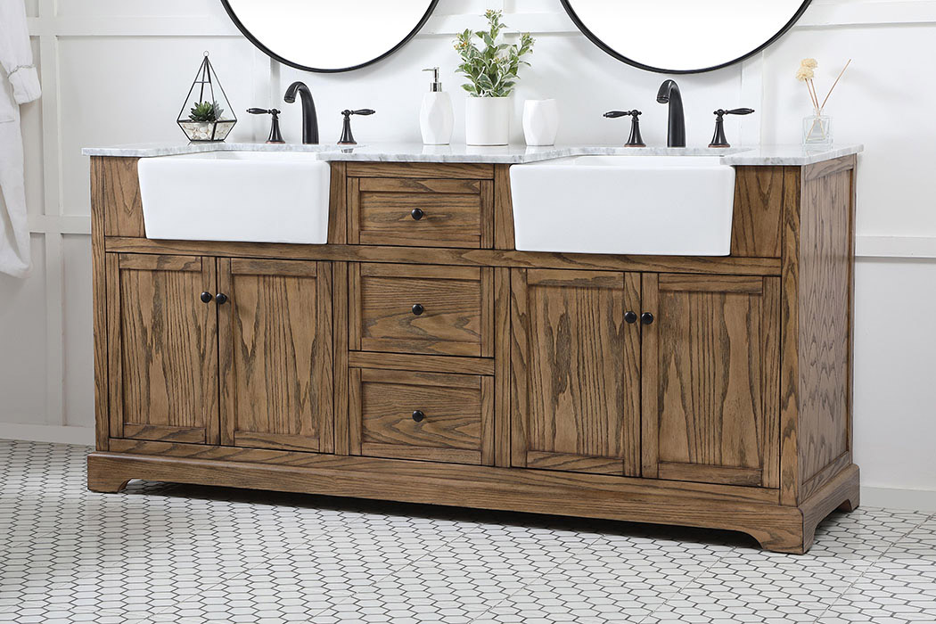 Elegant Bathroom Vanity - Driftwood (VF60272DDW)