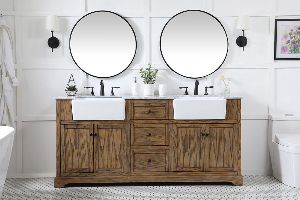 Elegant Bathroom Vanity - Driftwood (VF60272DDW)