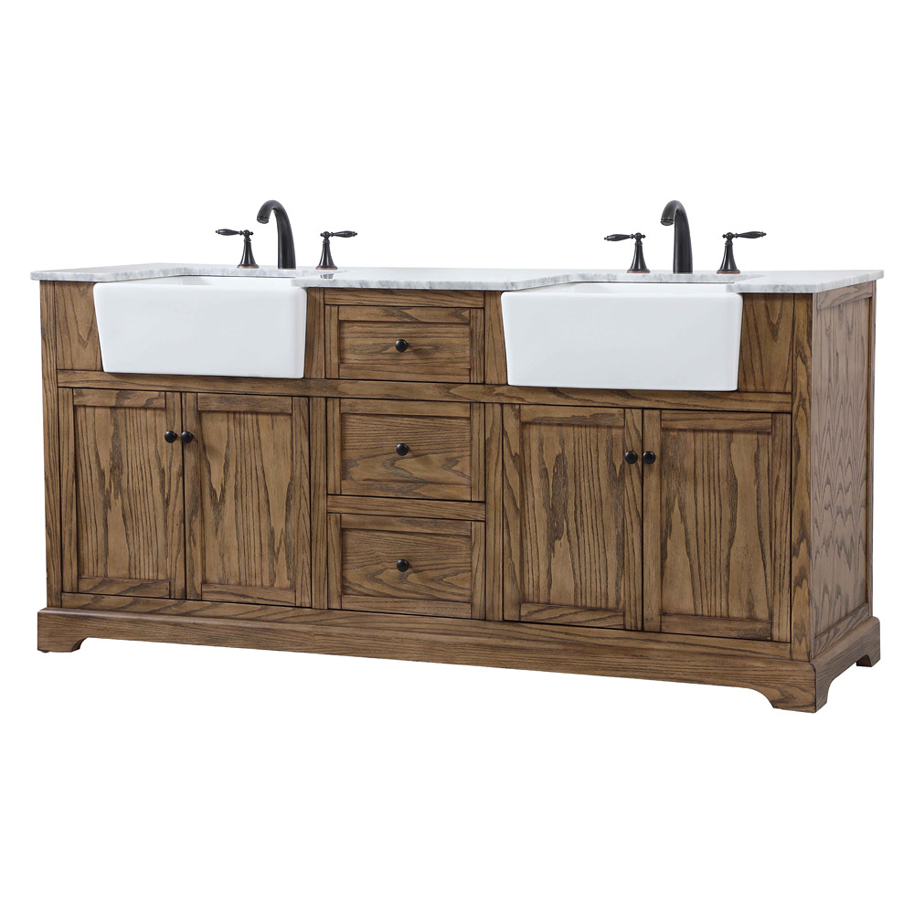 Elegant Bathroom Vanity - Driftwood (VF60272DDW)