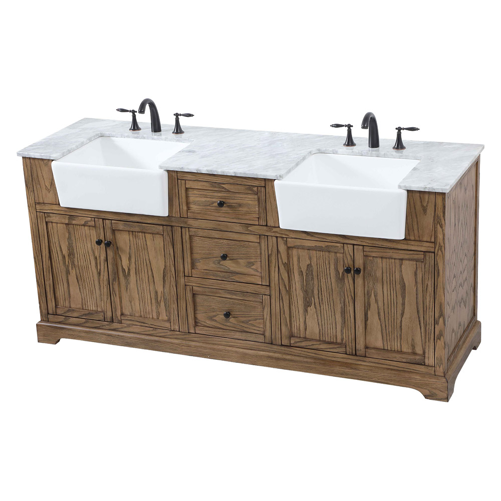 Elegant Bathroom Vanity - Driftwood (VF60272DDW)