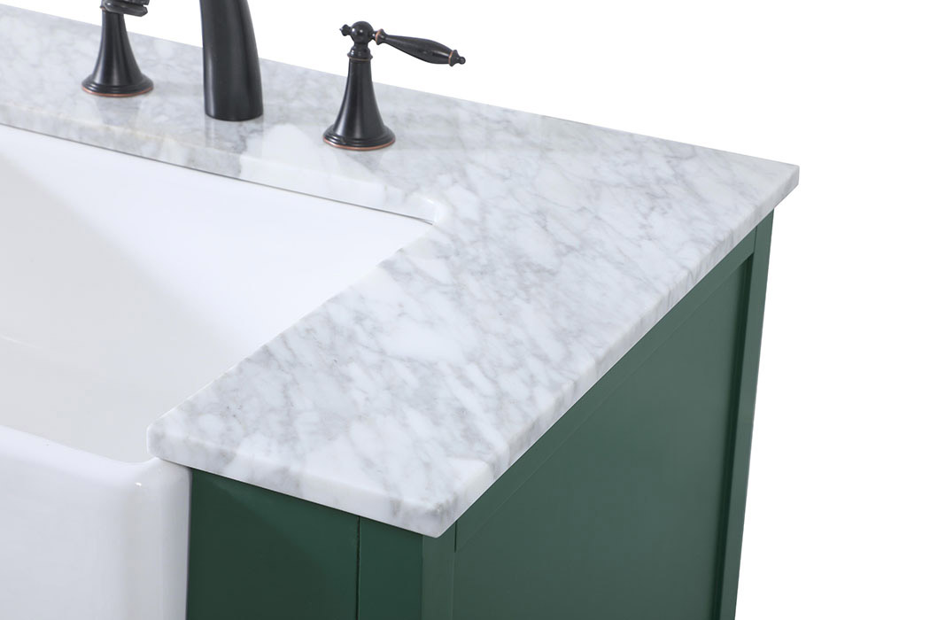 Elegant Bathroom Vanity - Green (VF60272DGN)