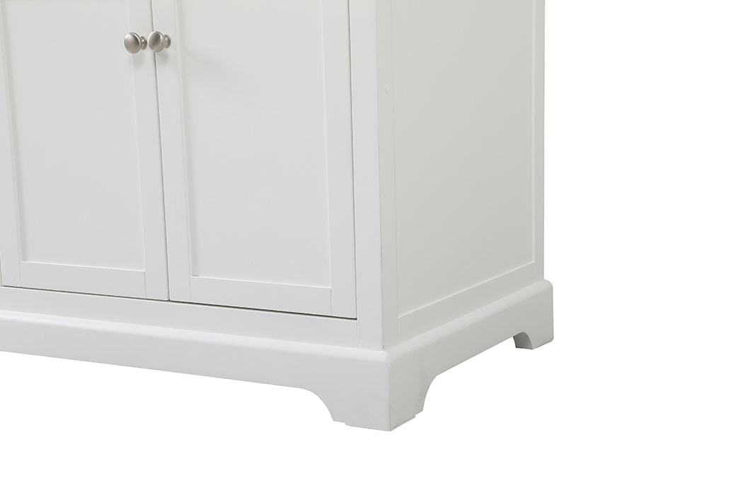 Elegant Bathroom Vanity - White (VF60272DWH)