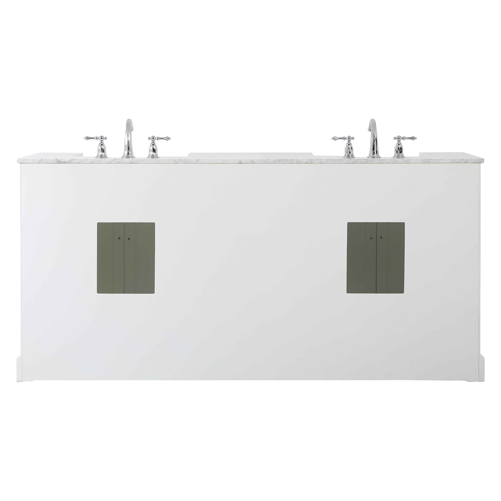 Elegant Bathroom Vanity - White (VF60272DWH)