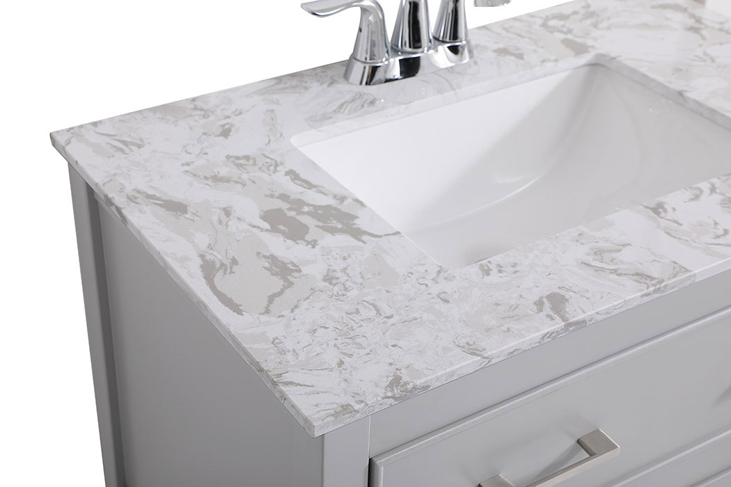 Elegant Bathroom Vanity - Gray (VF90130GR)