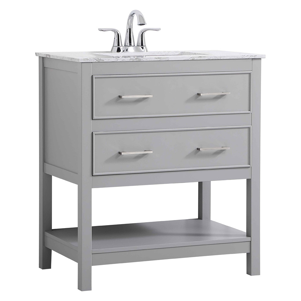 Elegant Bathroom Vanity - Gray (VF90130GR)