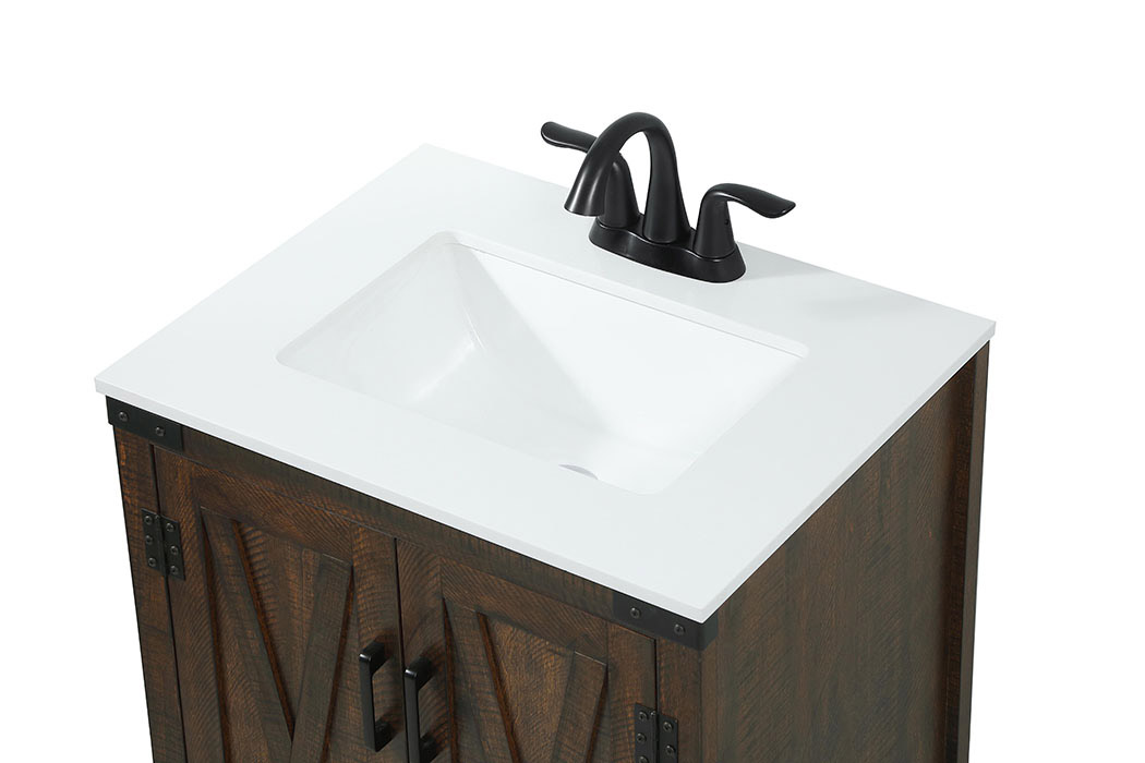 Elegant Bathroom Vanity - Espresso (VF90224EX)